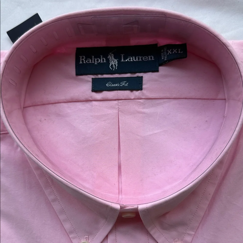 Ralph Lauren Classic Pink Dress Shirt - Picture 3 of 3